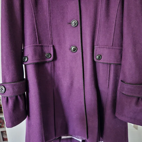 Dark Purple Guess Womens Coat - Picture 6 of 13